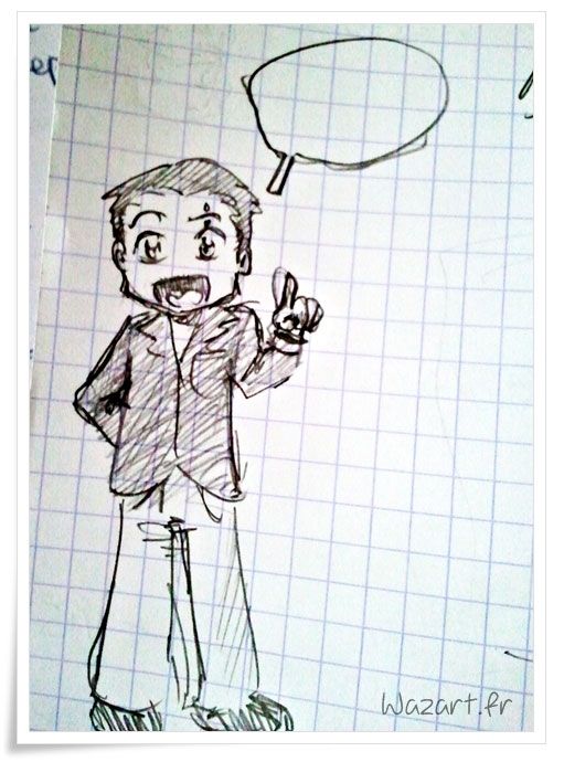 dessin d'un Roro sans lunettes
