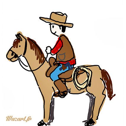ouais bon on dirait plutôt un nain sur un poney mon truc mais bon, hé, sur un téléphone j'voudrais bien t'y voir !