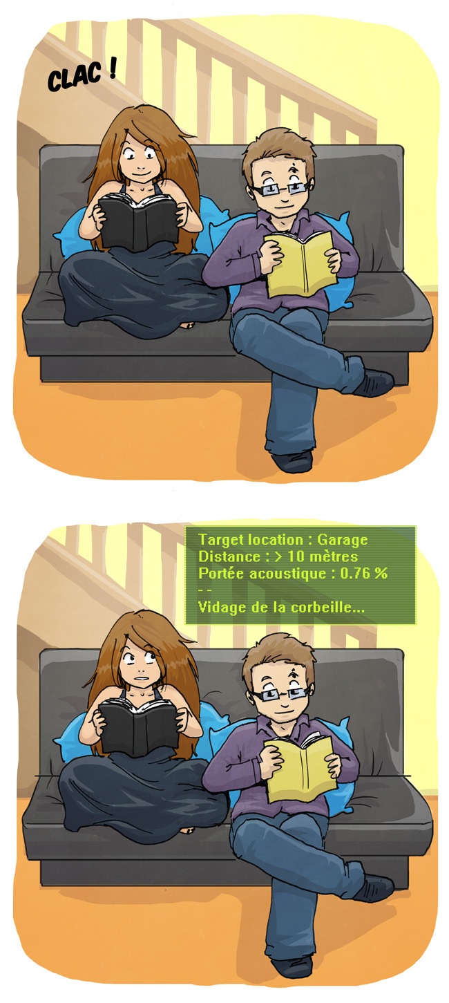 ouais je me suis rétamée sur les postures des personnages. Tant pis, j'ai la flemme de tout refaire... On va dire que j'ai le mérite d'essayer des choses :D Une fois bopapa est parti au garage et j'ai eu le champ libre.