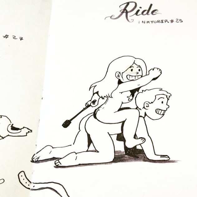 Ce que j'aime avec le dessin, c'est que je peux me dessiner mince... Dans la vraie vie, le dos de Chéridamour craquerait en moins de deux secondes xD