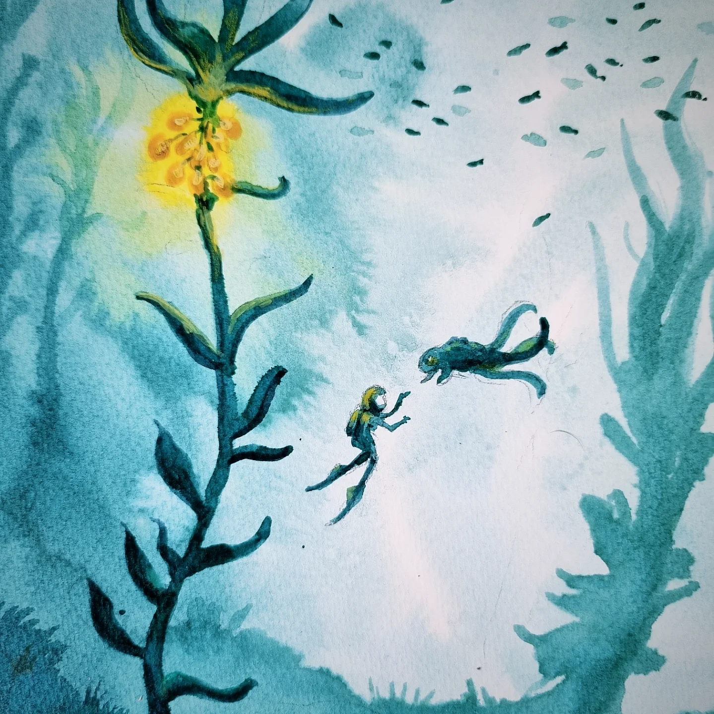 Zoom de l'illustration sur les personnages