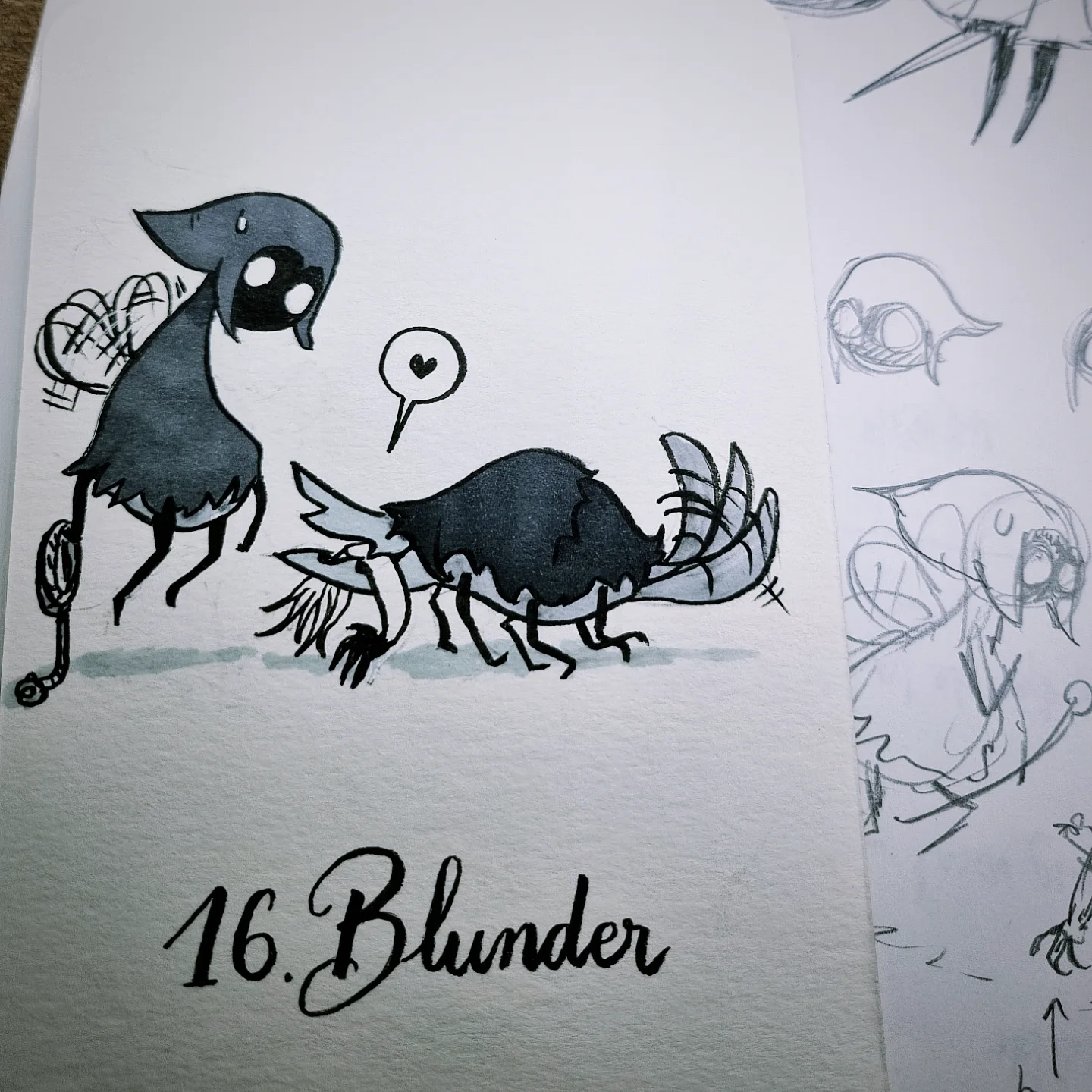 Un férosseur, laisse à la main, et un férochard qui lui rapporte le bras de Grand Mother Silk