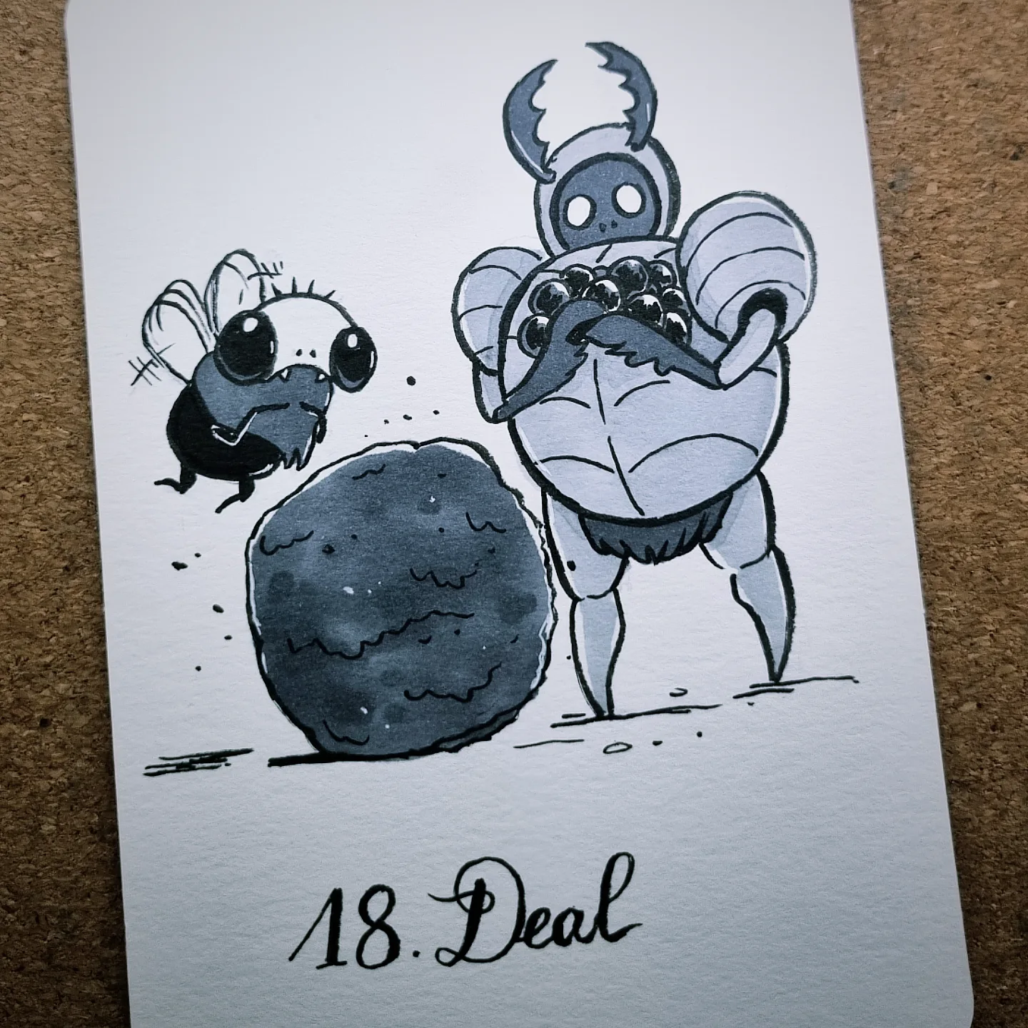 Yarnaby achetant une grosse bouse au Dung Defender