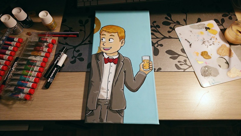 tracé des contours côté binome