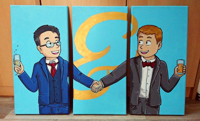 il a quand même fallu que tu vérifies image par image, hein ? contours tracés pour les trois toiles